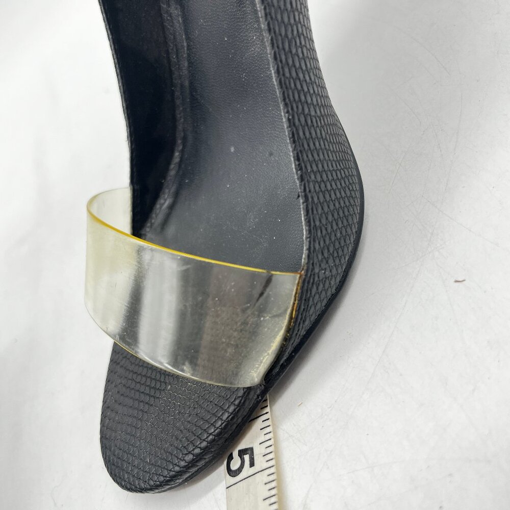 Call It Spring Black Sandal Toe Heels - Picture 9 of 9
